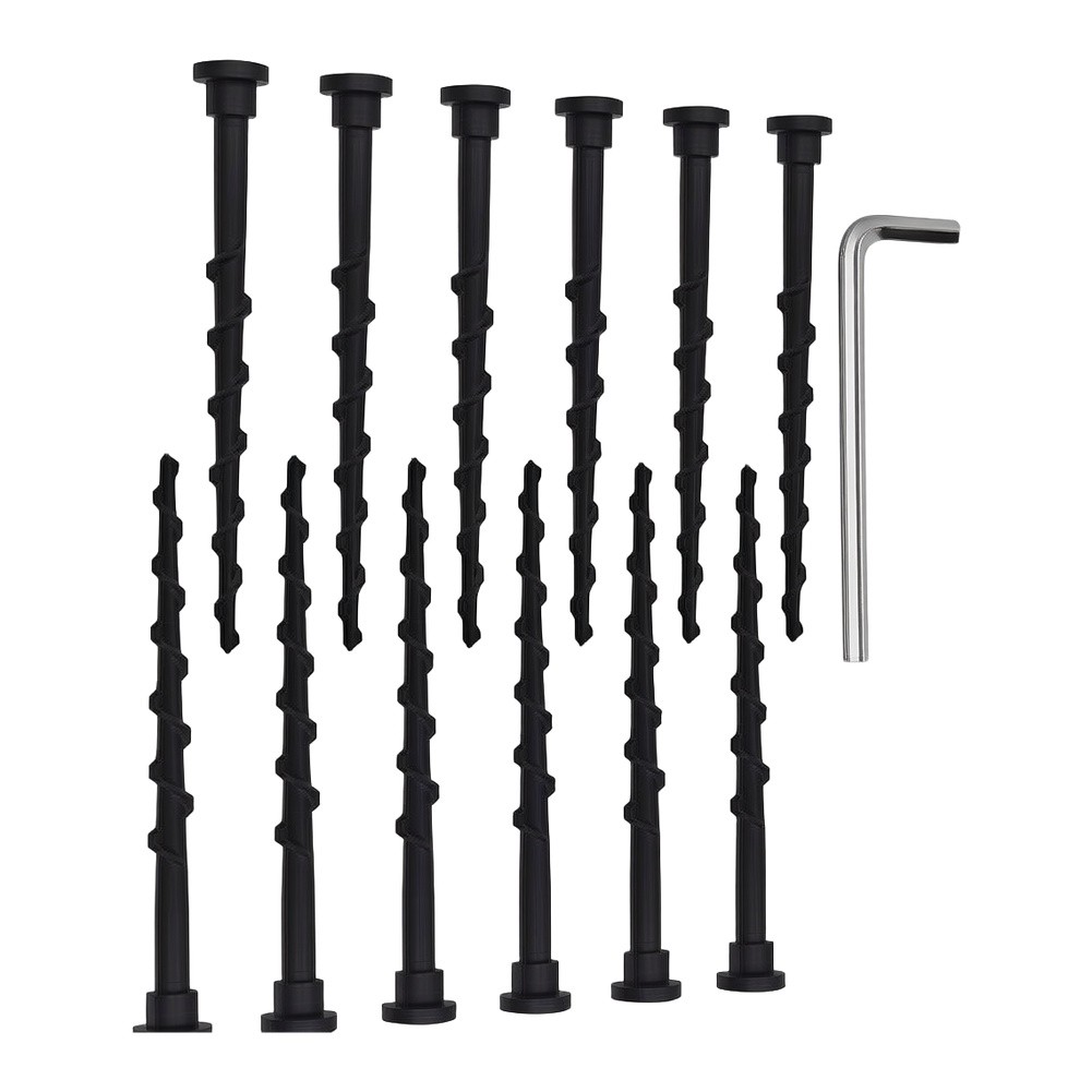 Gardening Tools Toolstation - 12팩 그라운드 스크류 14cm 육각 키