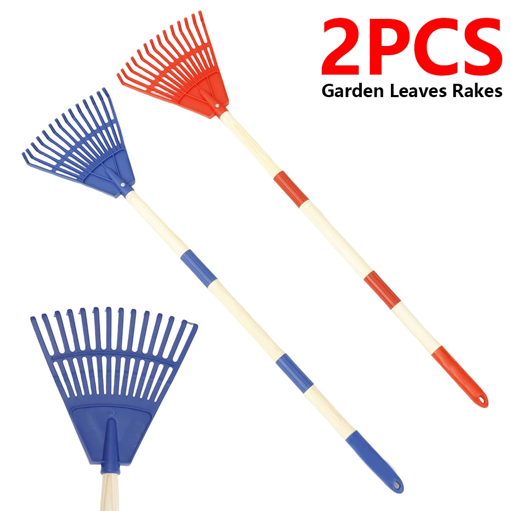 Gardening Tools For 8 Year Olds - 2개 세트 어린이용 잎 갈퀴 조절