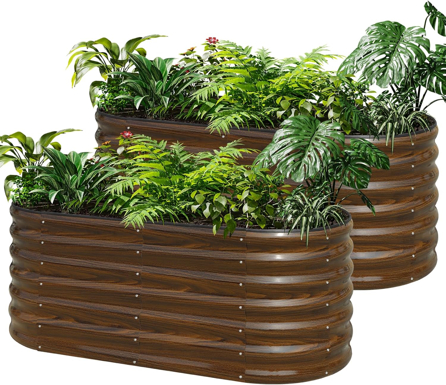 Raised Bed Planter Box - 아연 도금 강철 재질의 높이형 정원