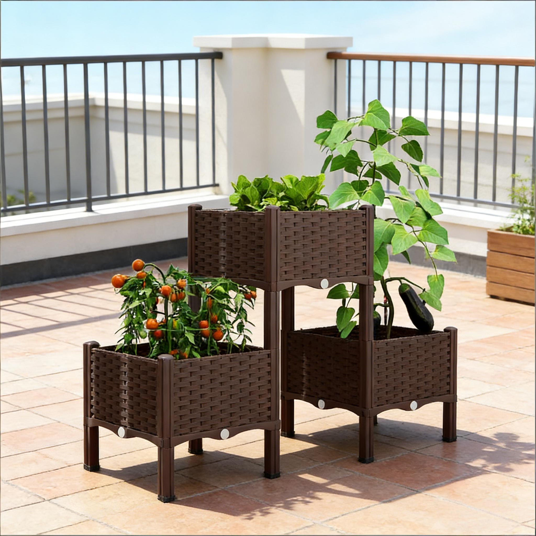Raised Bed Planter Box - 높이가 있는 화분, 높이가 있는 정원용