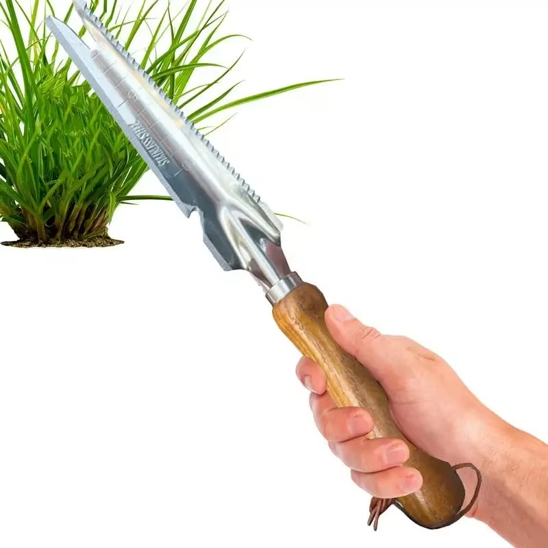 Gardening Tools For Digging - 스테인리스 스틸 제초기 및 호미 1개,