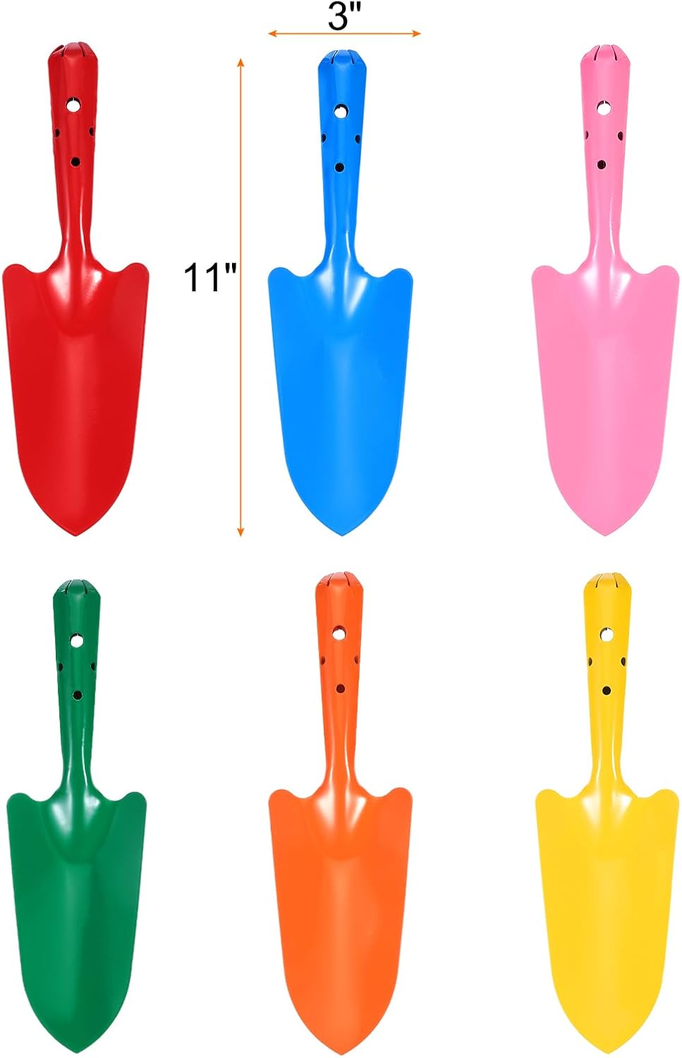 36개 미니 다채로운 금속 손삽 11인치 x 3인치 파 - Gardening Tools For Digging 리뷰 및 가격