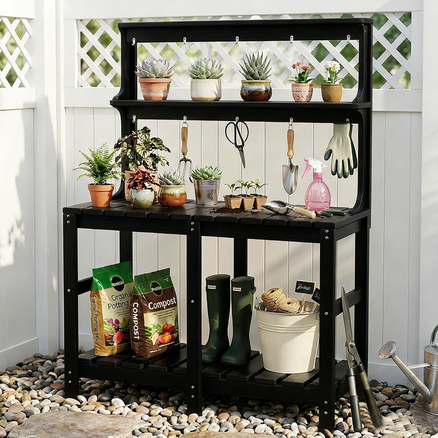 모든 날씨에 사용 가능한 HDPE 화분 테이블 벤치,  - Gardening Tools Toolstation 리뷰 및 가격