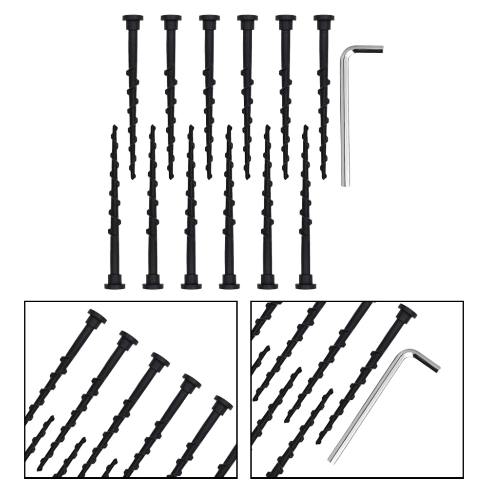 12팩 그라운드 스크류 14cm 육각 키 롱 그라운드  - Gardening Tools Toolstation 리뷰 및 가격