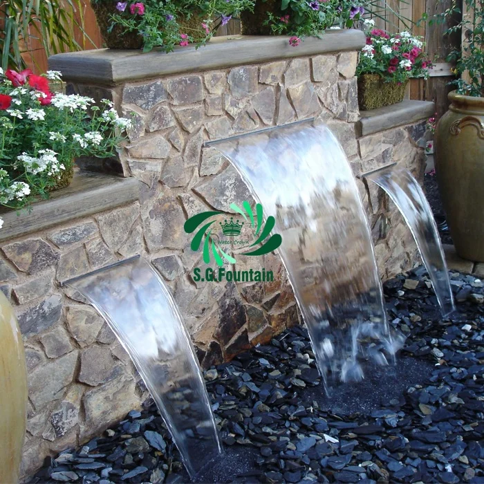 고품질 저가 인공 현대식 암석 폭포 분수 가정 정원 인 - Gardening Tools Price 리뷰 및 가격