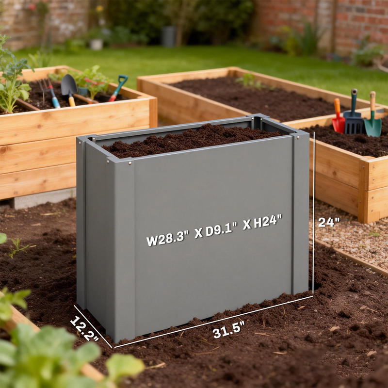 아웃써니 높이형 정원용 황동 플랜터 박스 (야외용, 장 - Raised Bed Planter Box 리뷰 및 가격