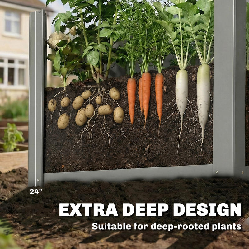 아웃써니 높이형 정원용 황동 플랜터 박스 (야외용, 장 - Raised Bed Planter Box 리뷰 및 가격