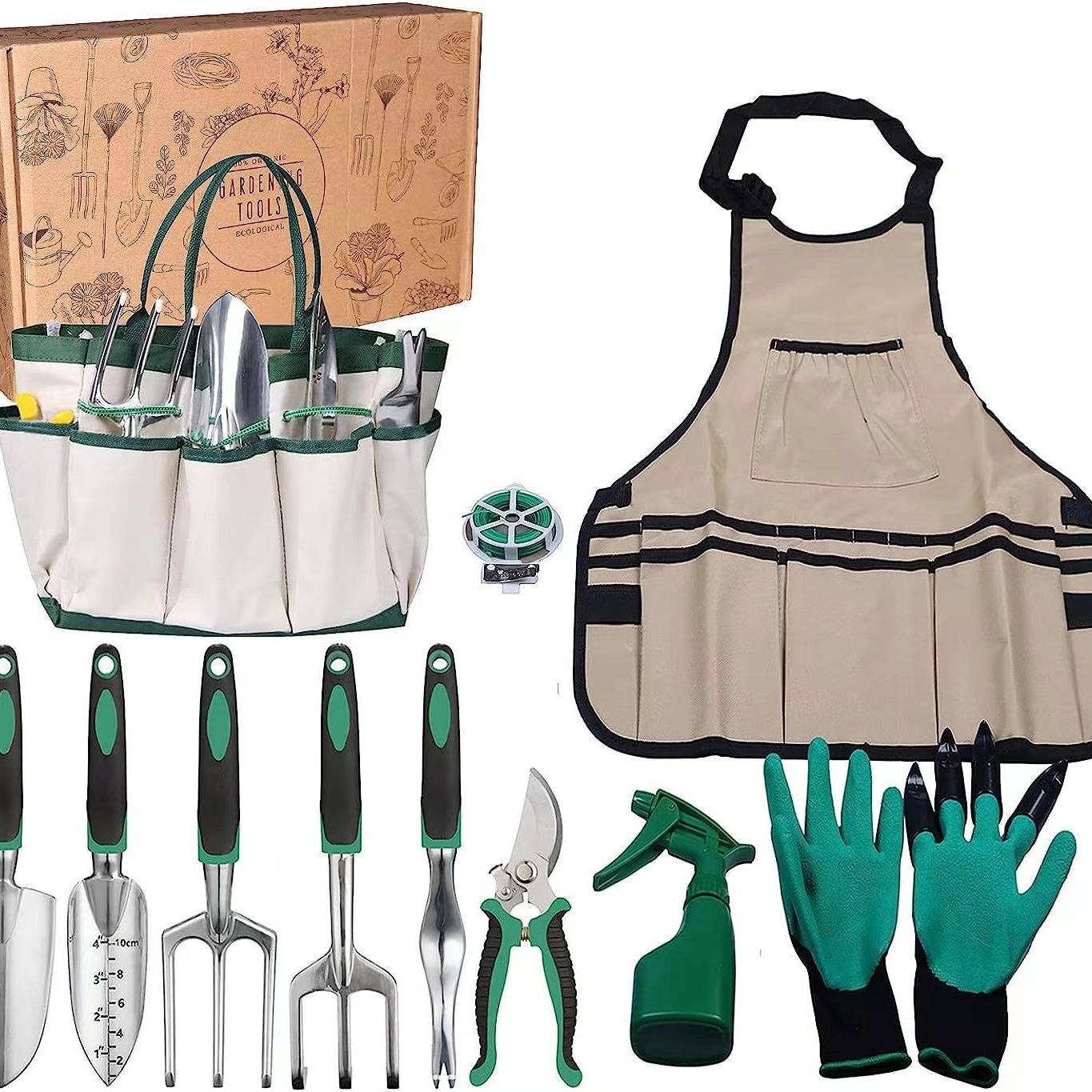 11종 정원 도구 세트 알루미늄 합금 스테인리스 스틸  - Gardening Tools Rake 리뷰 및 가격