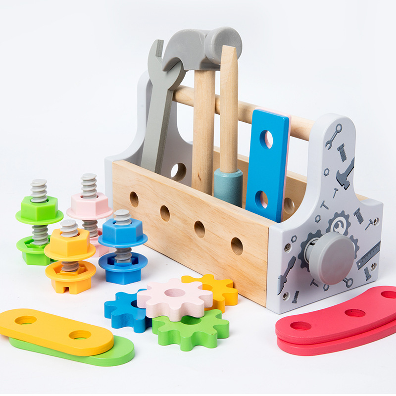 어린이 도구 상자 나무 장난감 놀이 세트, 너트 분해  - Gardening Tools For 8 Year Olds 리뷰 및 가격