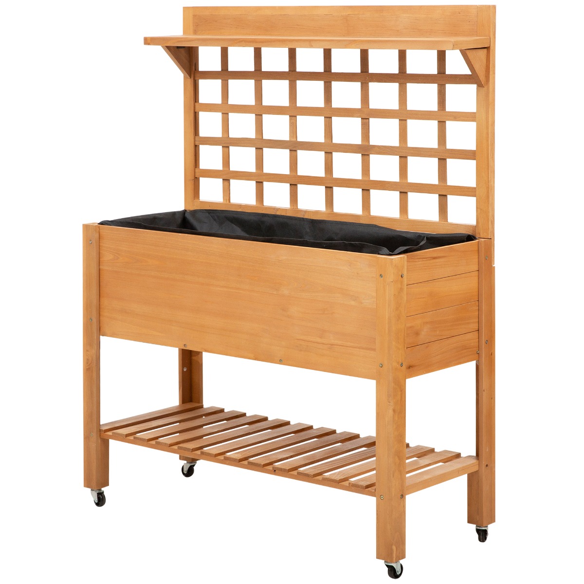 고급 원목 화분, 허브 박스, 정원용 높이형 화단 - Raised Bed Planter Box 리뷰 및 가격