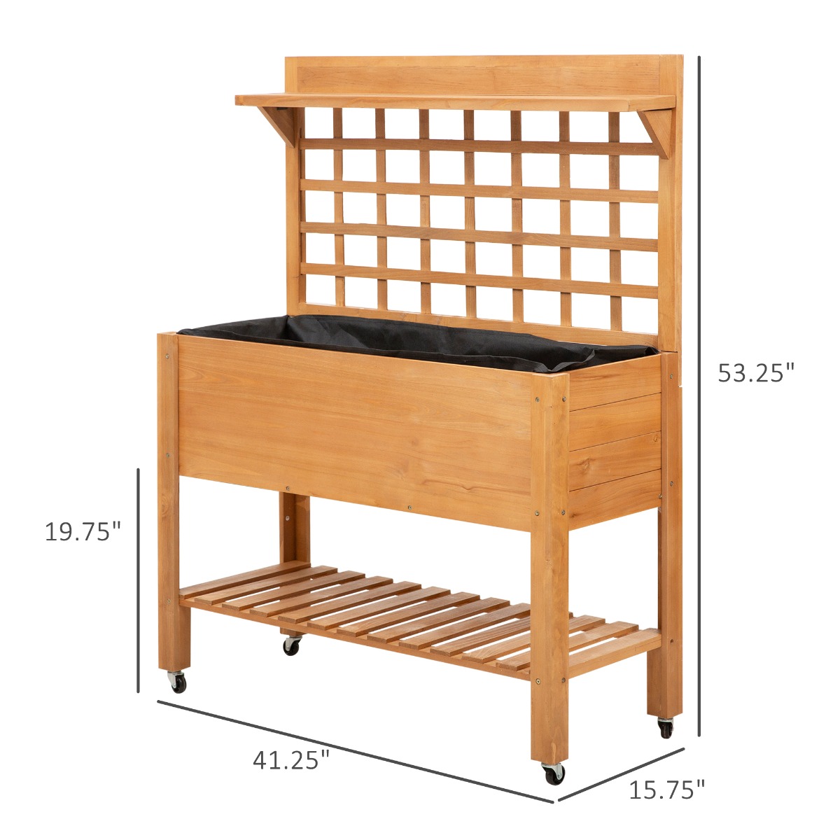 고급 원목 화분, 허브 박스, 정원용 높이형 화단 - Raised Bed Planter Box 리뷰 및 가격