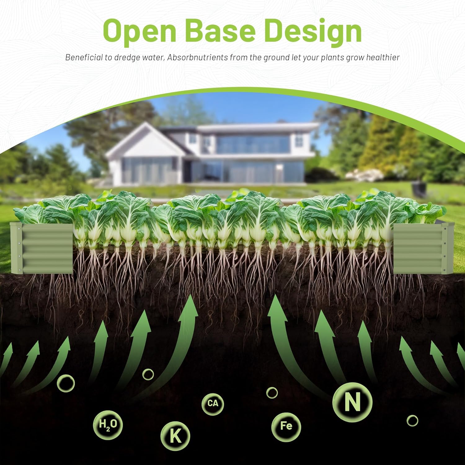 야외 채소 재배용 금속 재배상자, 아연 도금 강철, 8 - Raised Bed Planter Box 리뷰 및 가격