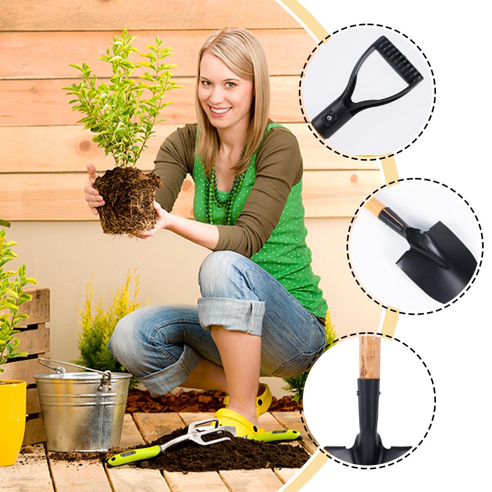 36cm 정원 삽 나무 손잡이가 있는 스테인레스 스틸  - Gardening Tools For 8 Year Olds 리뷰 및 가격