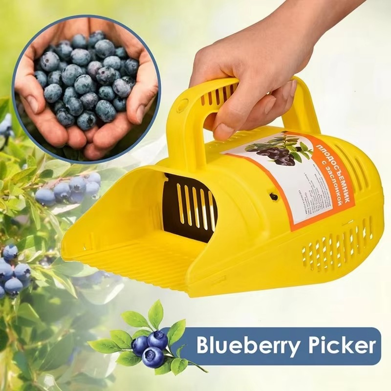 블루베리 피커 베리 피커 빗 이빨이 있는 갈퀴 경량 핸 - Gardening Tools Rake 리뷰 및 가격
